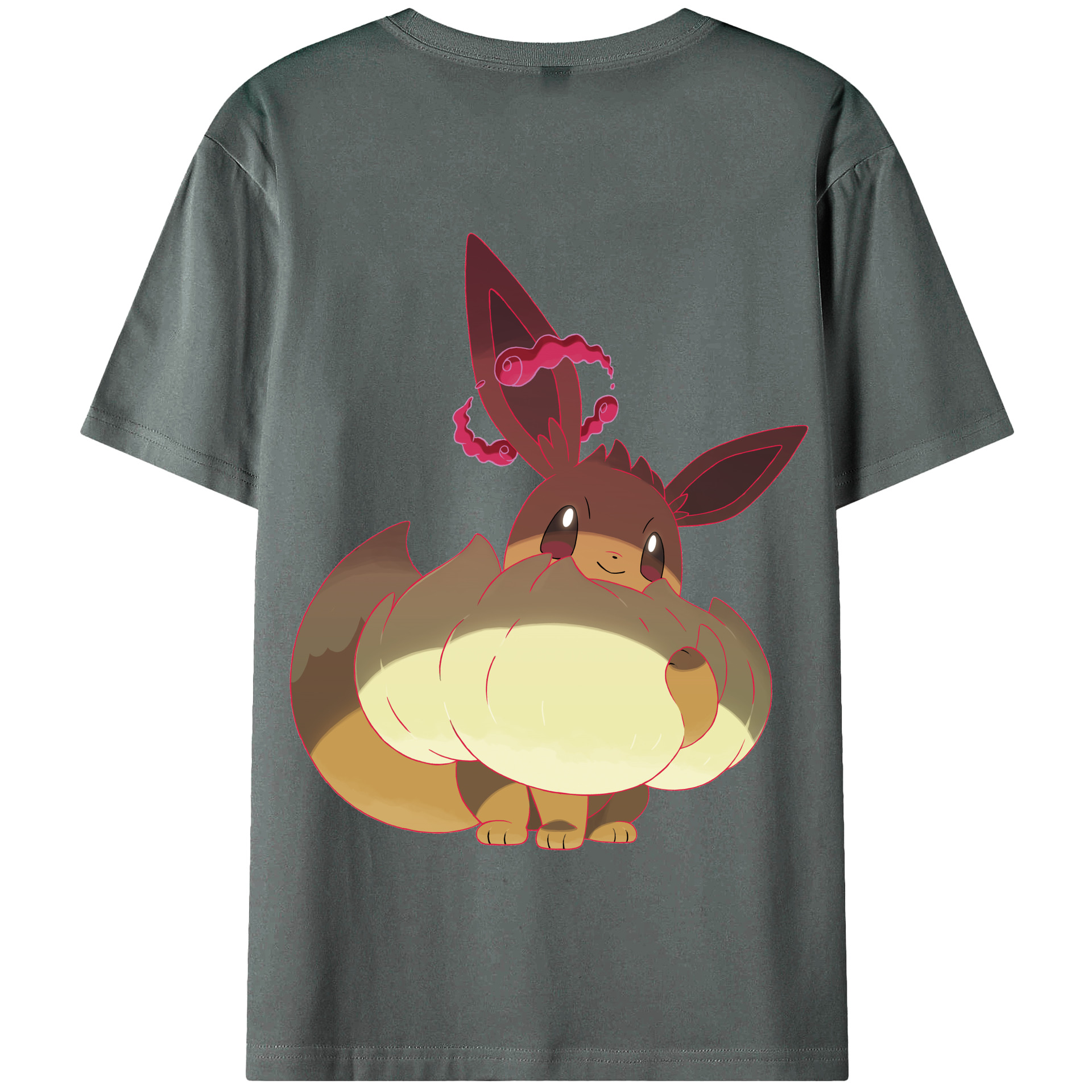 （画像用） ポケットモンスター Pokémon 綿100％半袖Tシャツ（背面プリント）